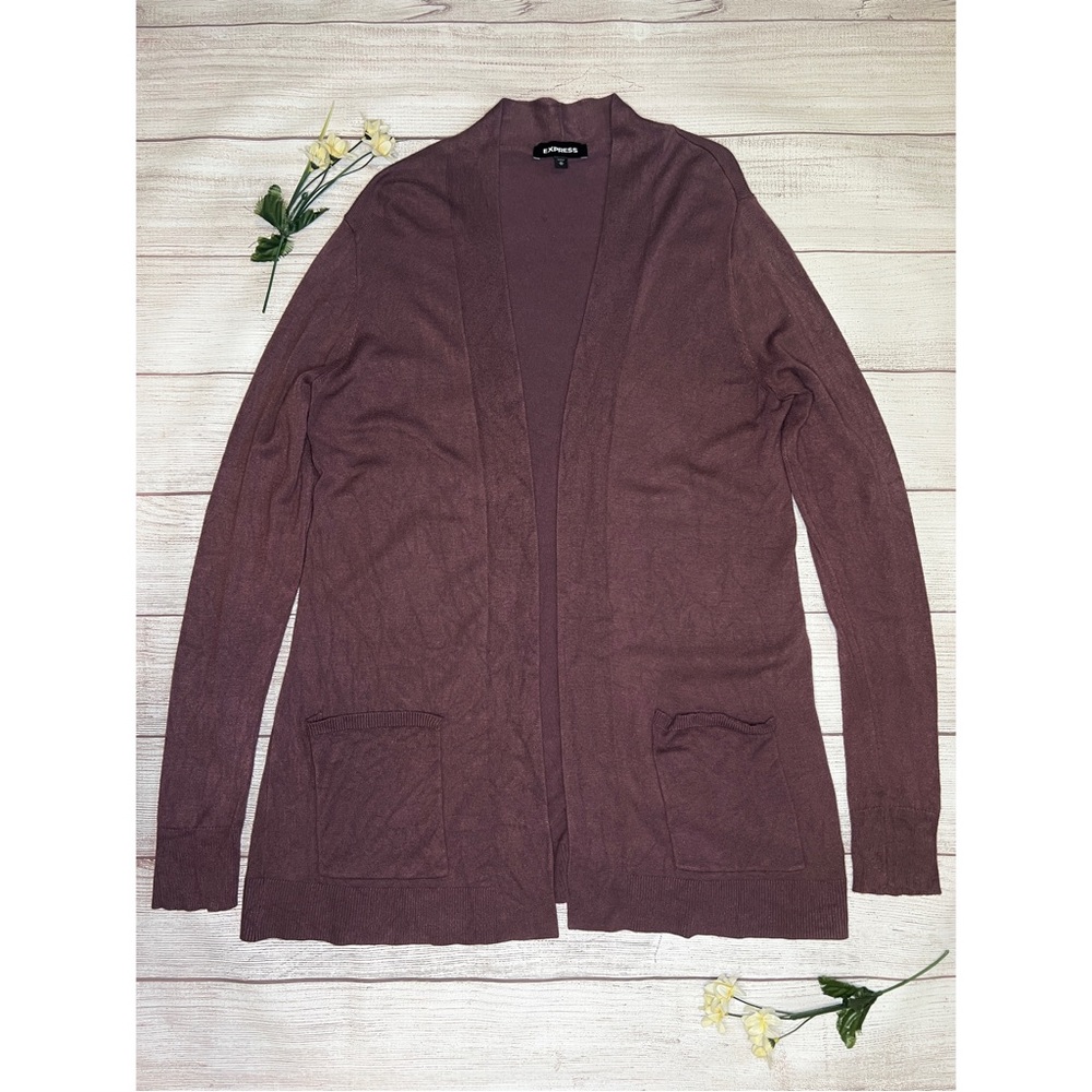EXPRESS Open Front Long Sleeve Cardigan